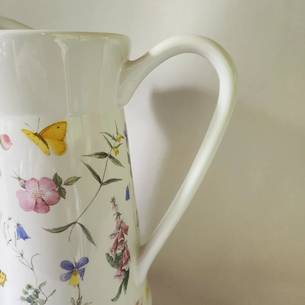 Hallmark Marjolein Bastin Ceramic Flower Pitcher/Vase